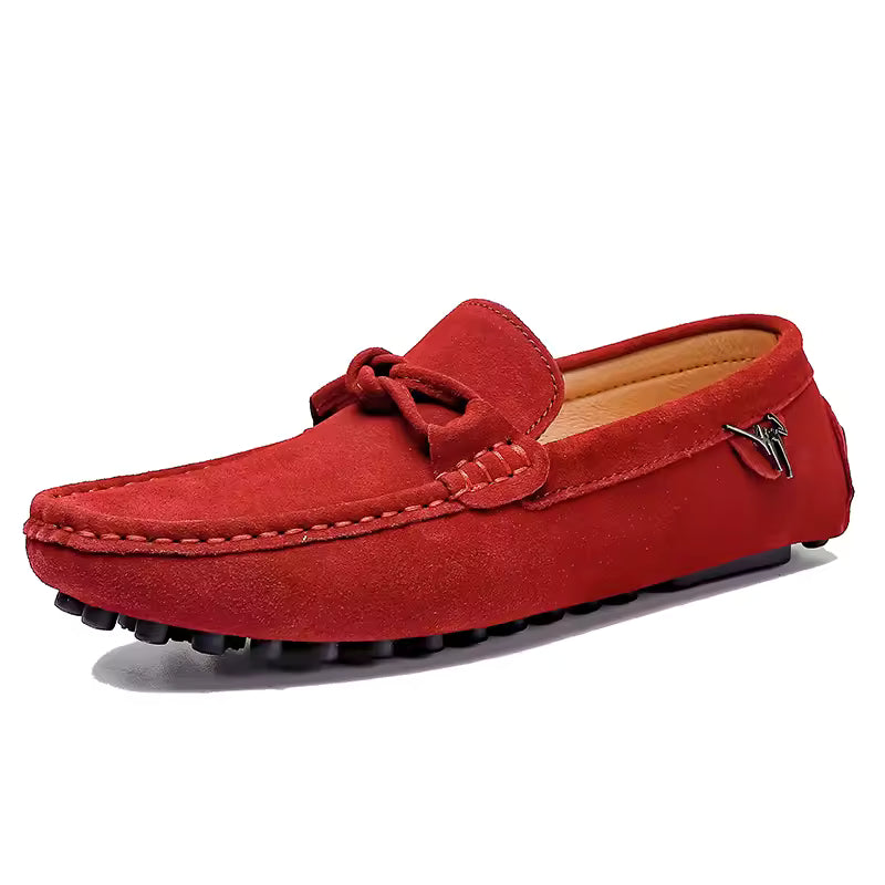 Casual leather moccasin