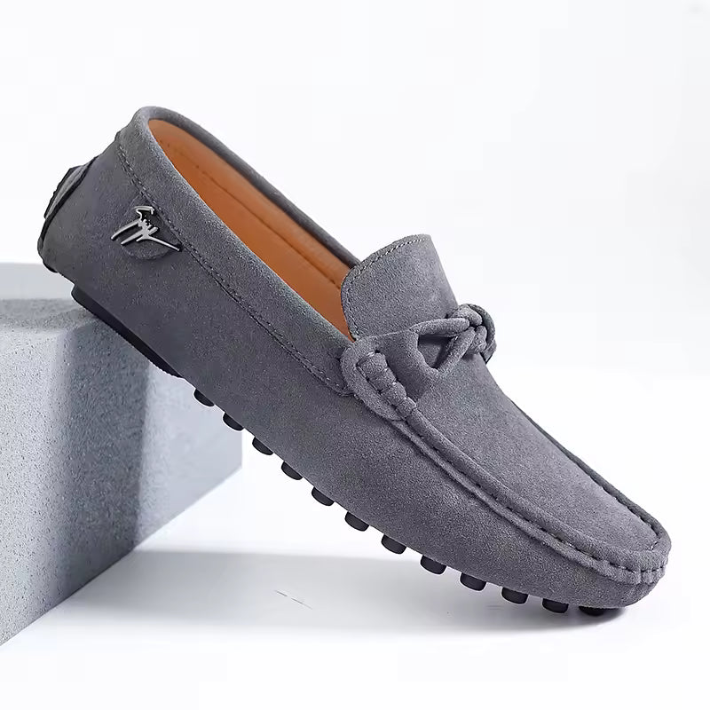 Casual leather moccasin
