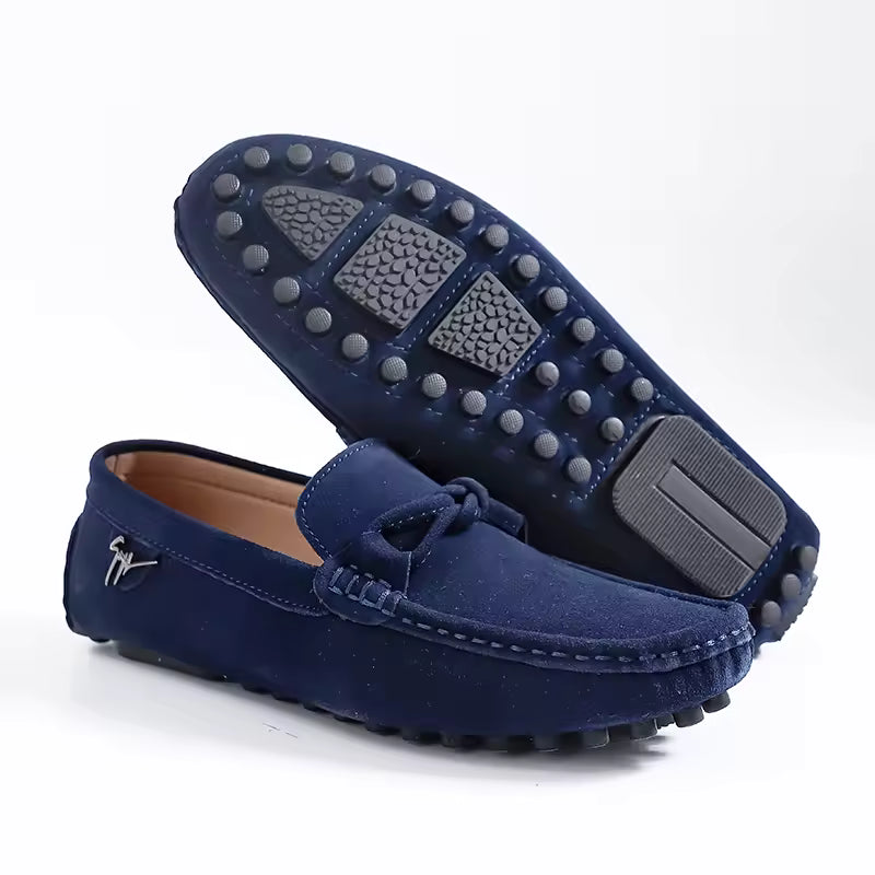Casual leather moccasin