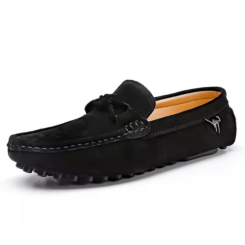 Casual leather moccasin