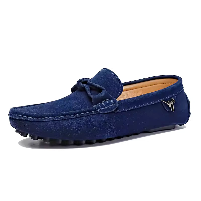 Casual leather moccasin